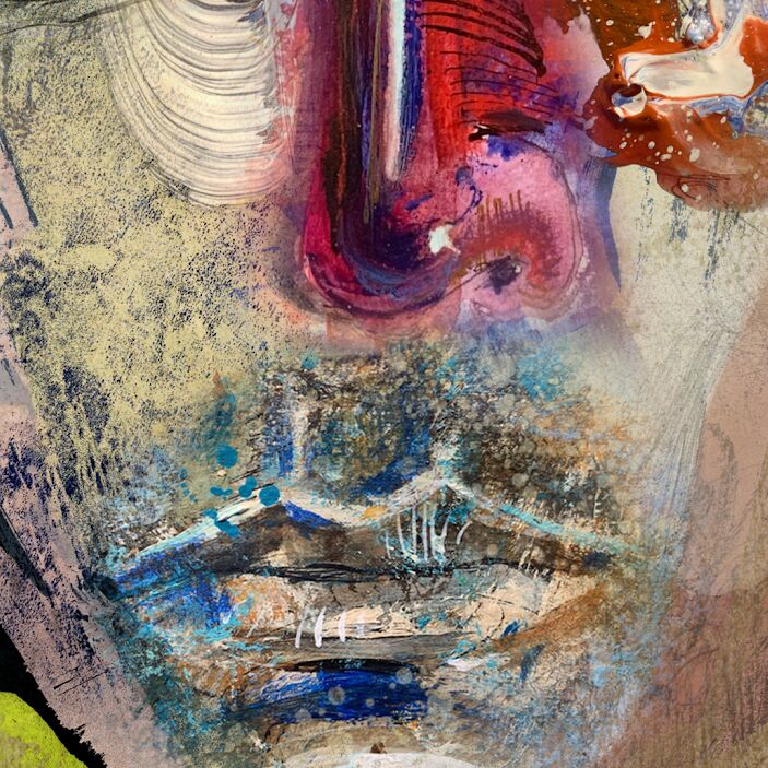 Detail of The Face Beneath the Signal
