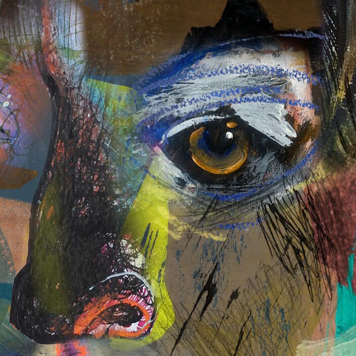 Detail of The Open Mask