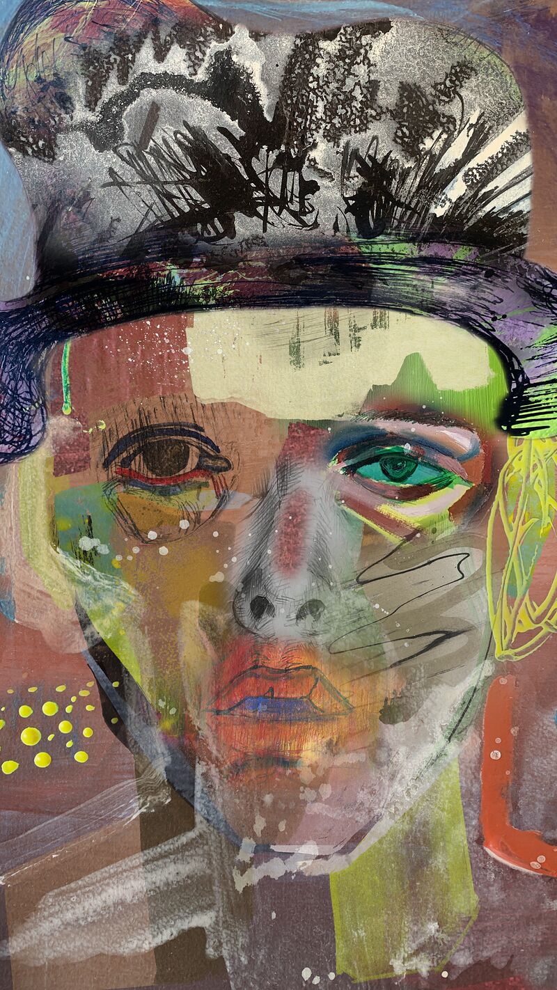 Open Circuit Portrait · unique art print UB063-001