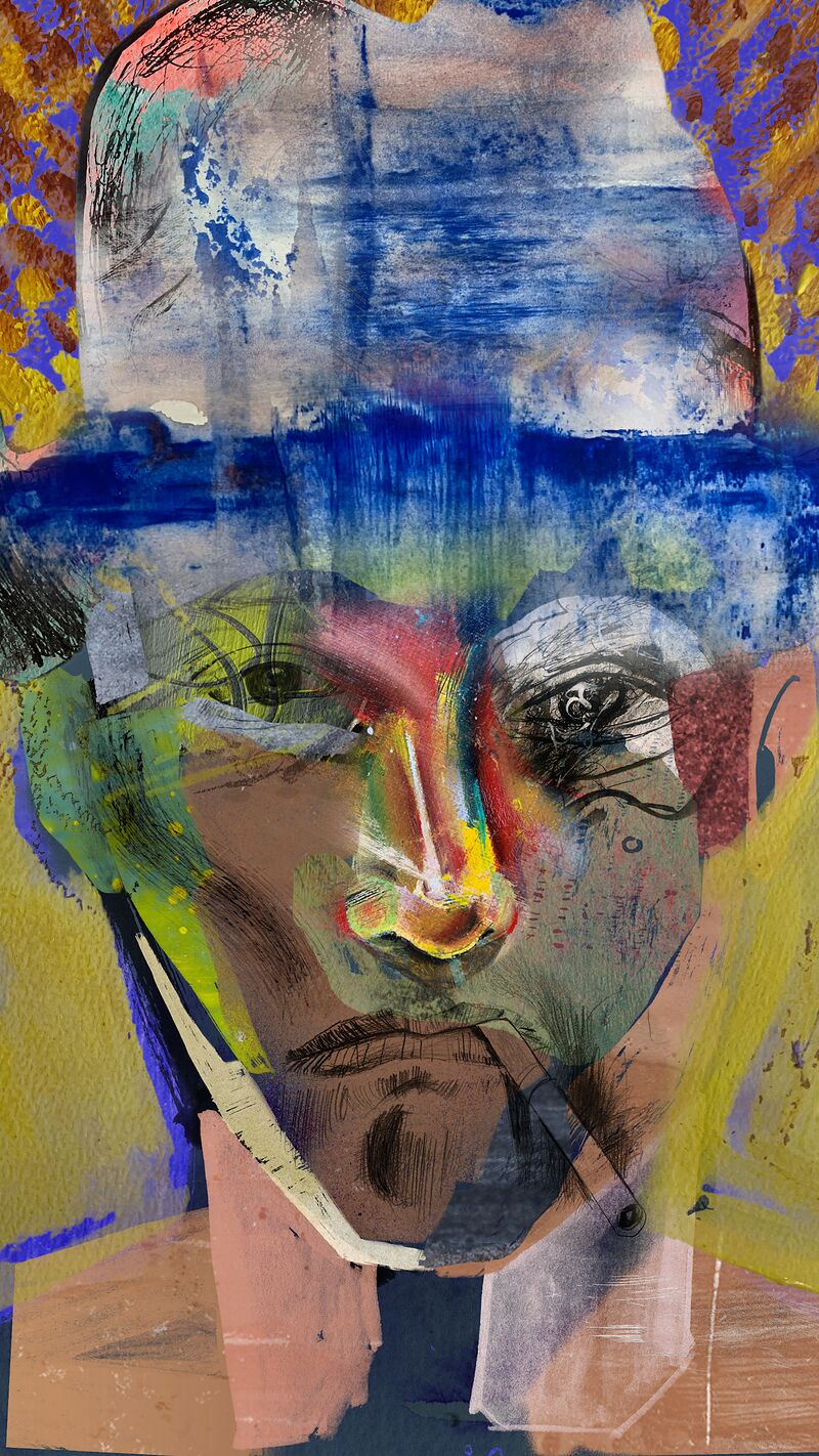 Interval Being · unique art print UB069-001