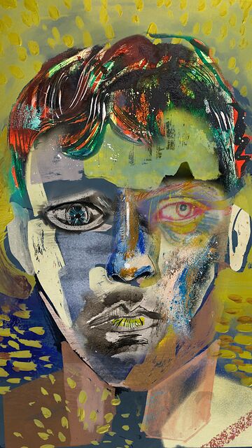 Blue Memory Vessel · unique art print UB003-001