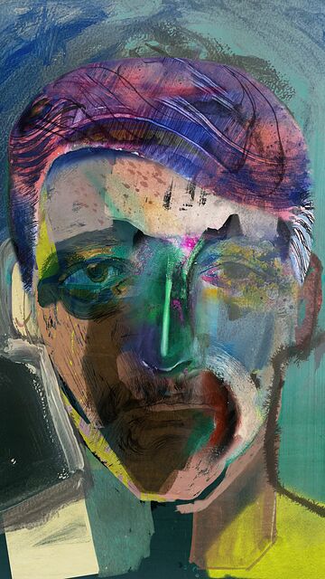 Trace of a Visitor · unique art print UB012-001