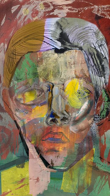 Unwritten Face · unique art print UB036-001