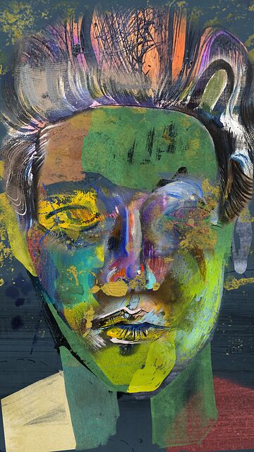 The Fractured Host · unique art print UB047-001