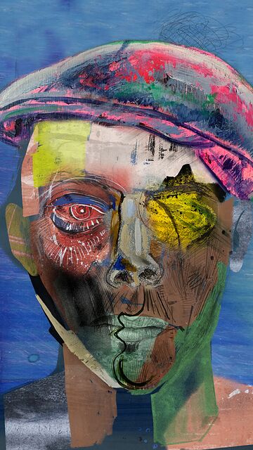 The Forgotten Observer · unique art print UB056-001