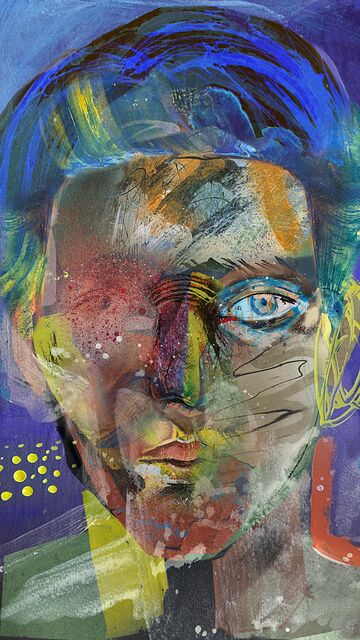 Small Ceremony of Light · unique art print UB081-001